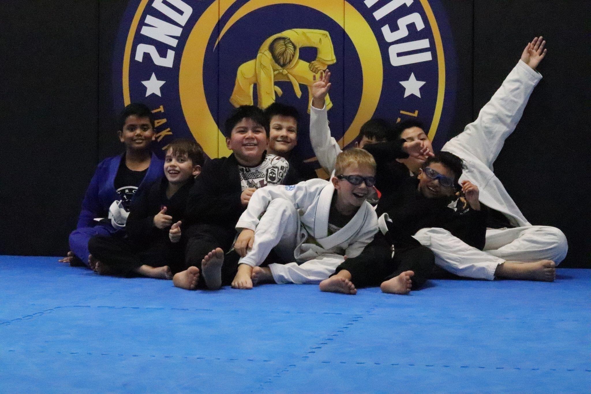 Our kids martial arts students having fun