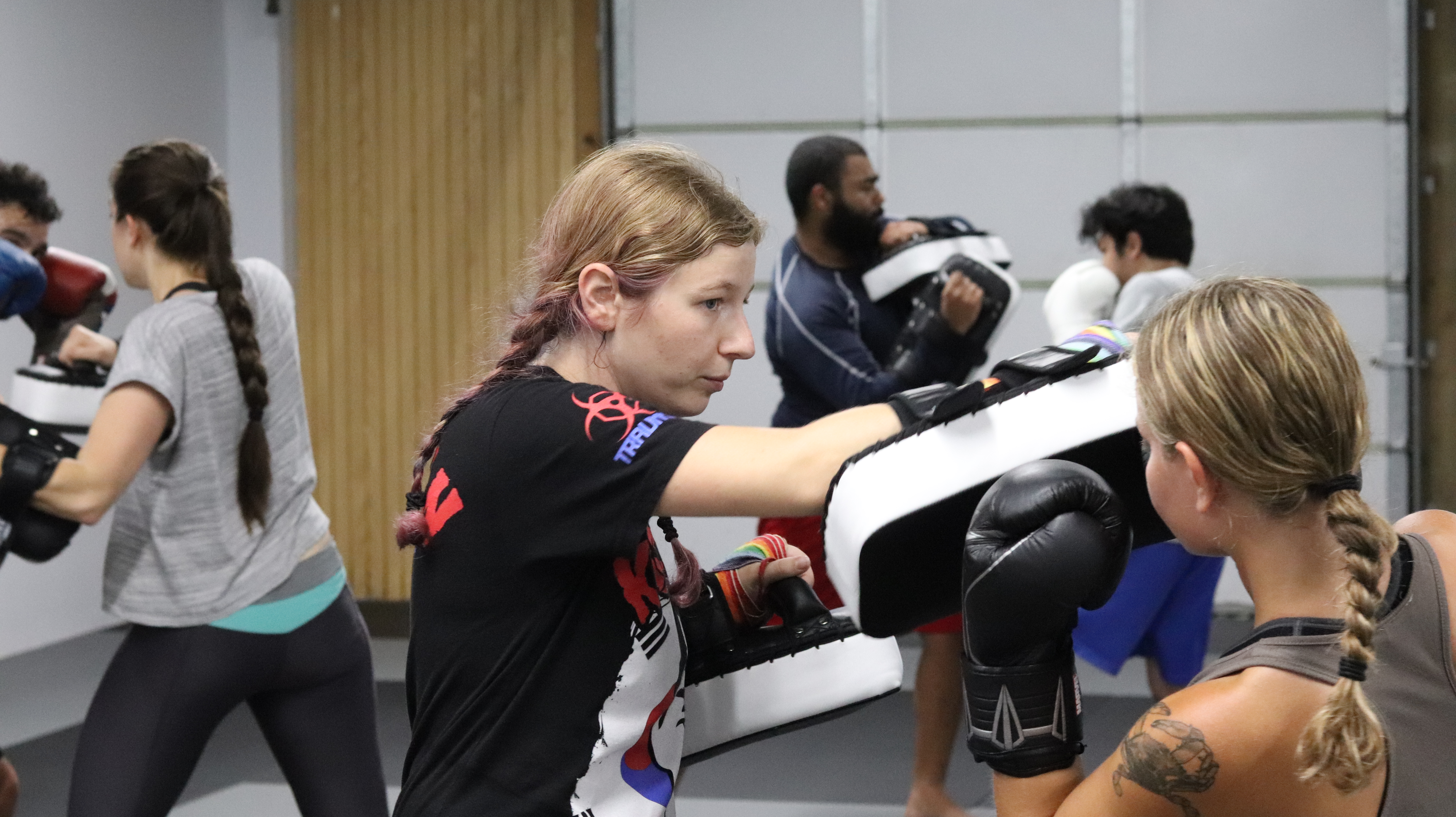 Hitting the Pads in Muay Thai
