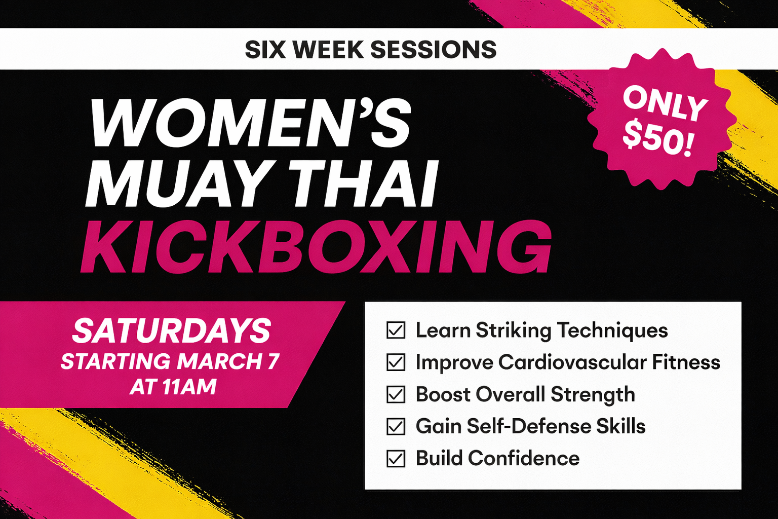 Women's Muay Thai Trial